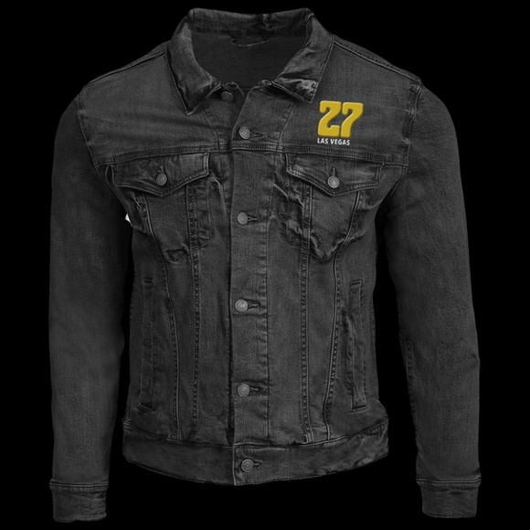 Title: Commemorative Denim Jacket-Hendrix, Morrison, Winehouse, Cobain, Joplin, - Picture 2 of 7